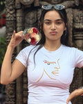 Ayame Top - hand-embroidered top with Cutdana and thread work