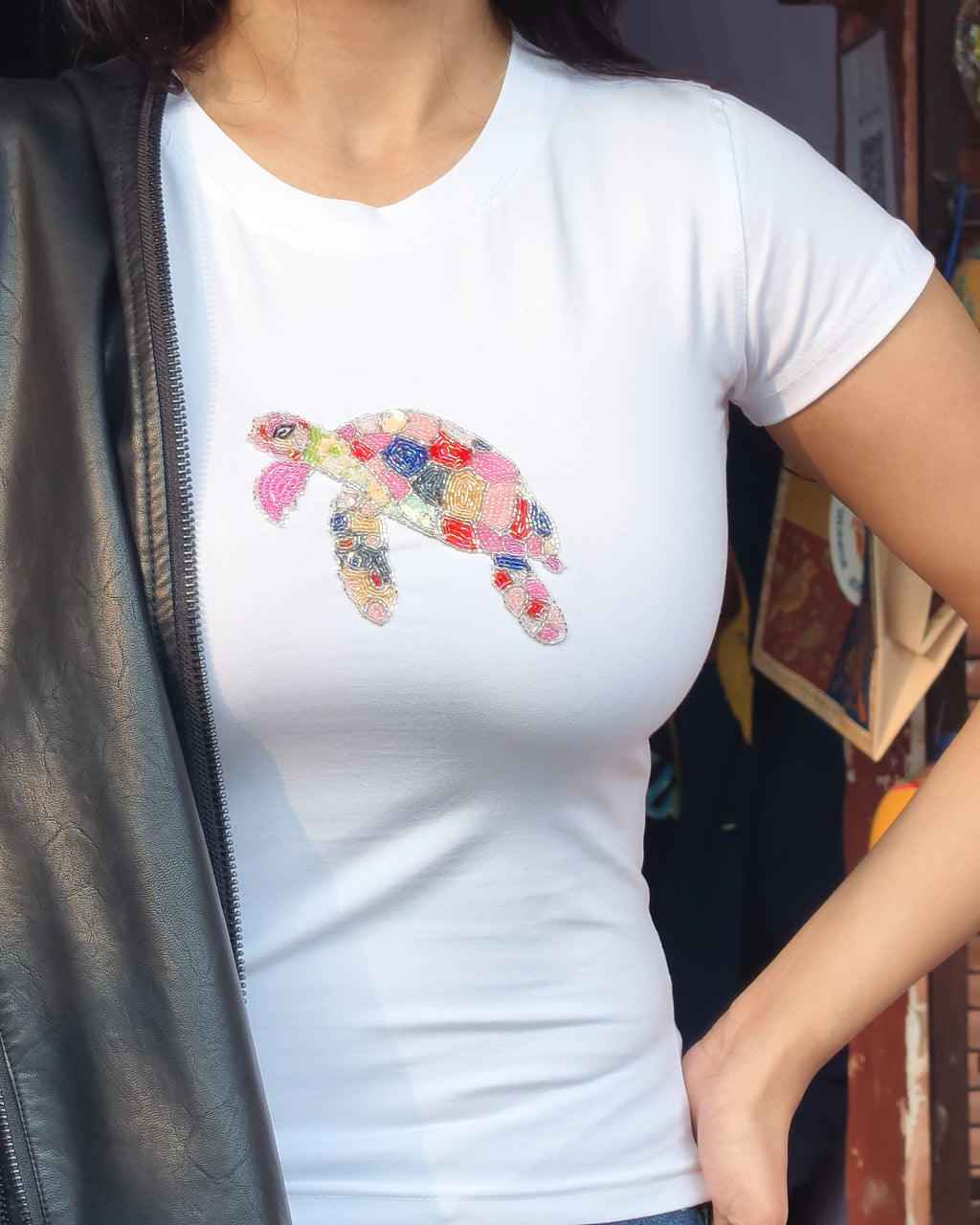 Chagi Top - front view styled look