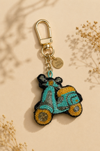 Vespa Pop Beaded Charm
