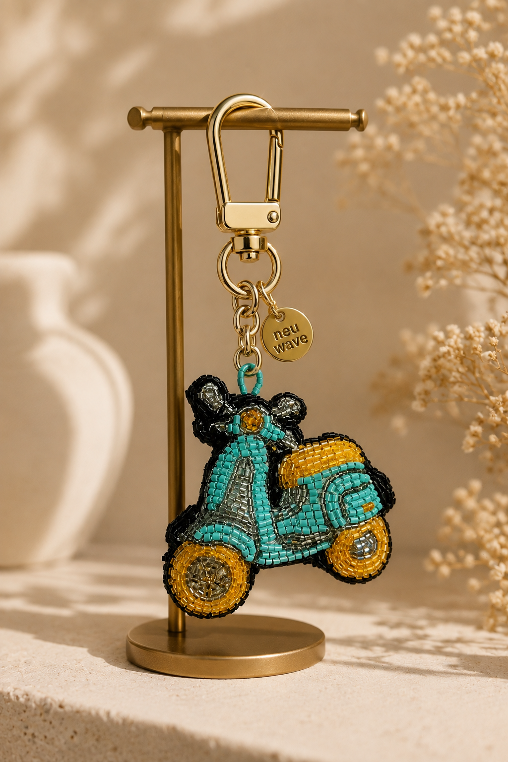 Vespa Pop Beaded Charm