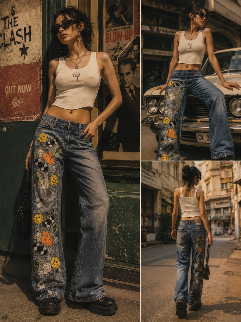 Retro Pop Art Jeans
