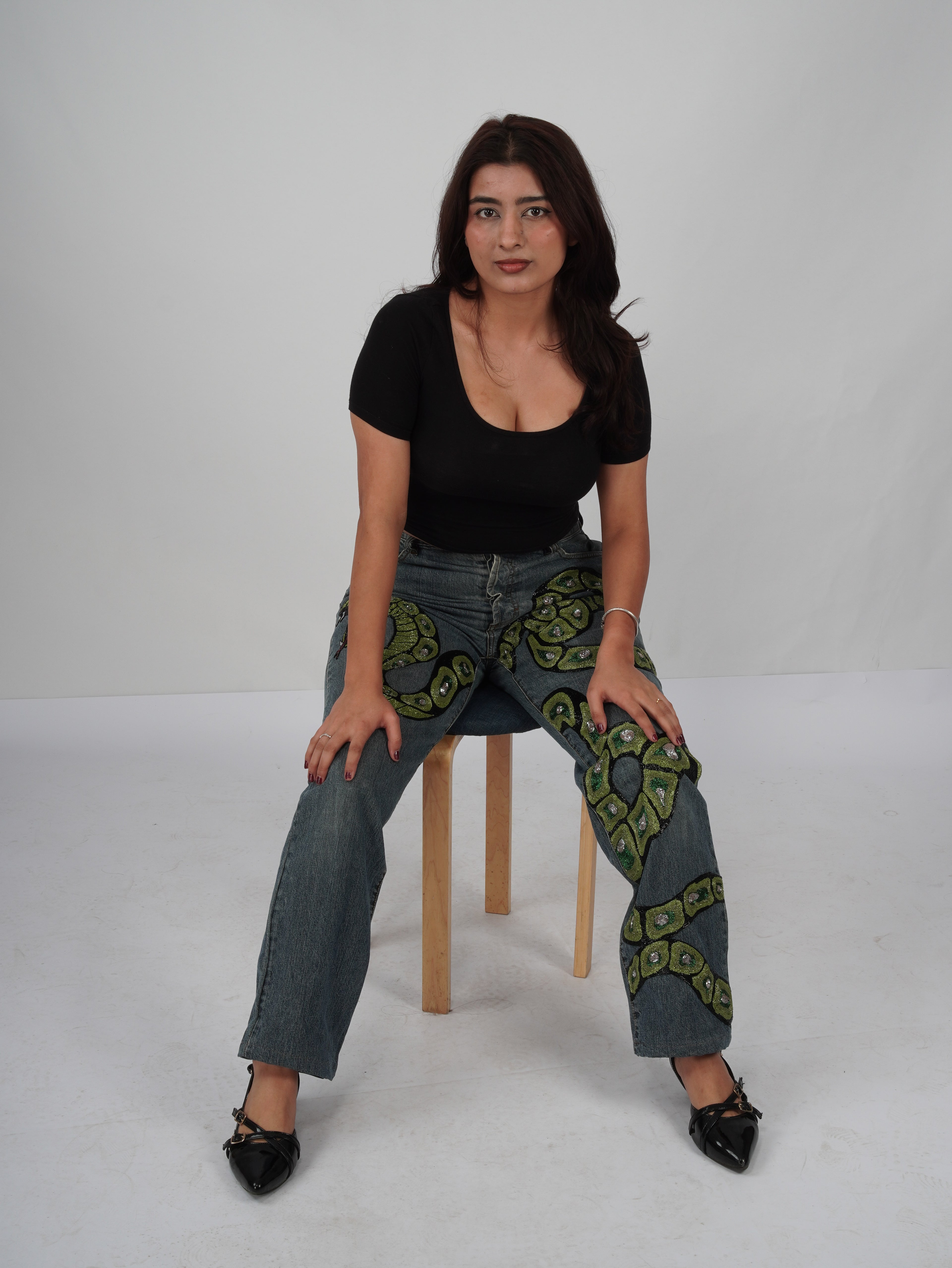 Emerald Serpent Denim
