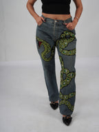 Emerald Serpent Denim