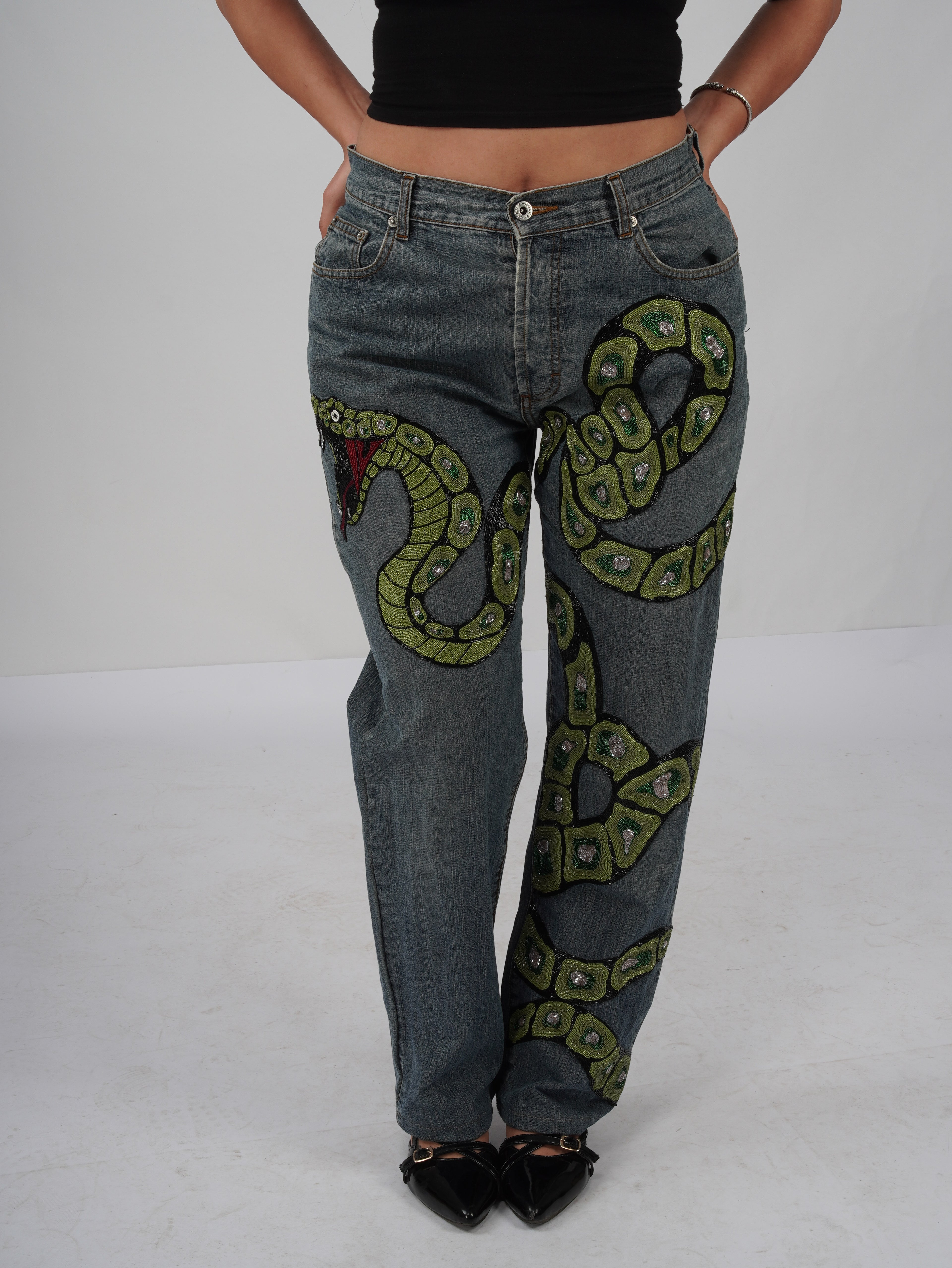 Emerald Serpent Denim