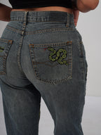 Emerald Serpent Denim