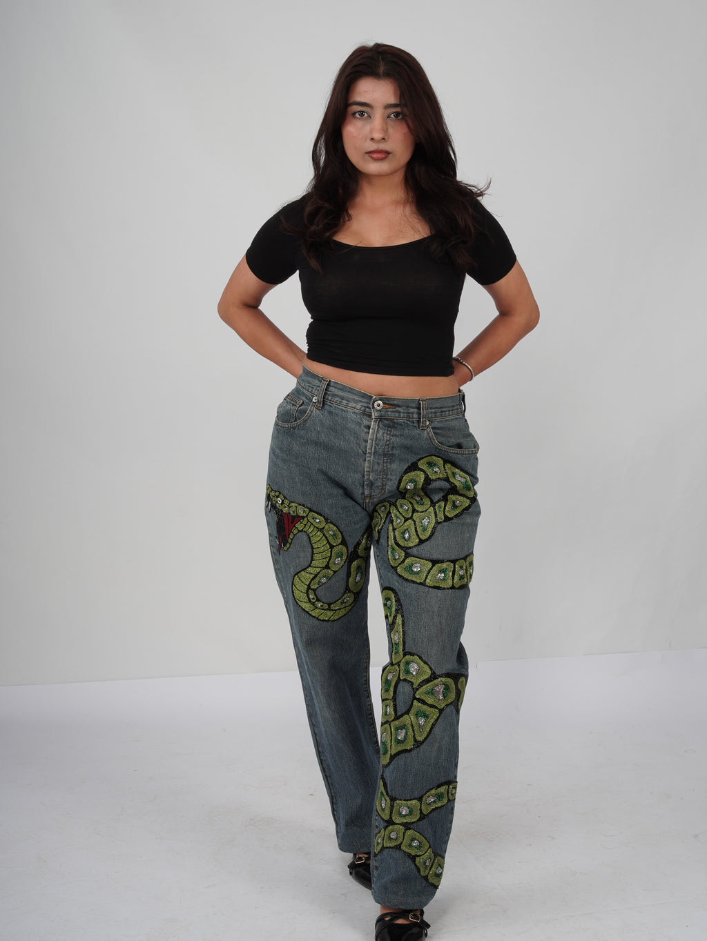 Emerald Serpent Denim