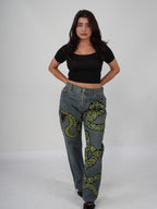 Emerald Serpent Denim