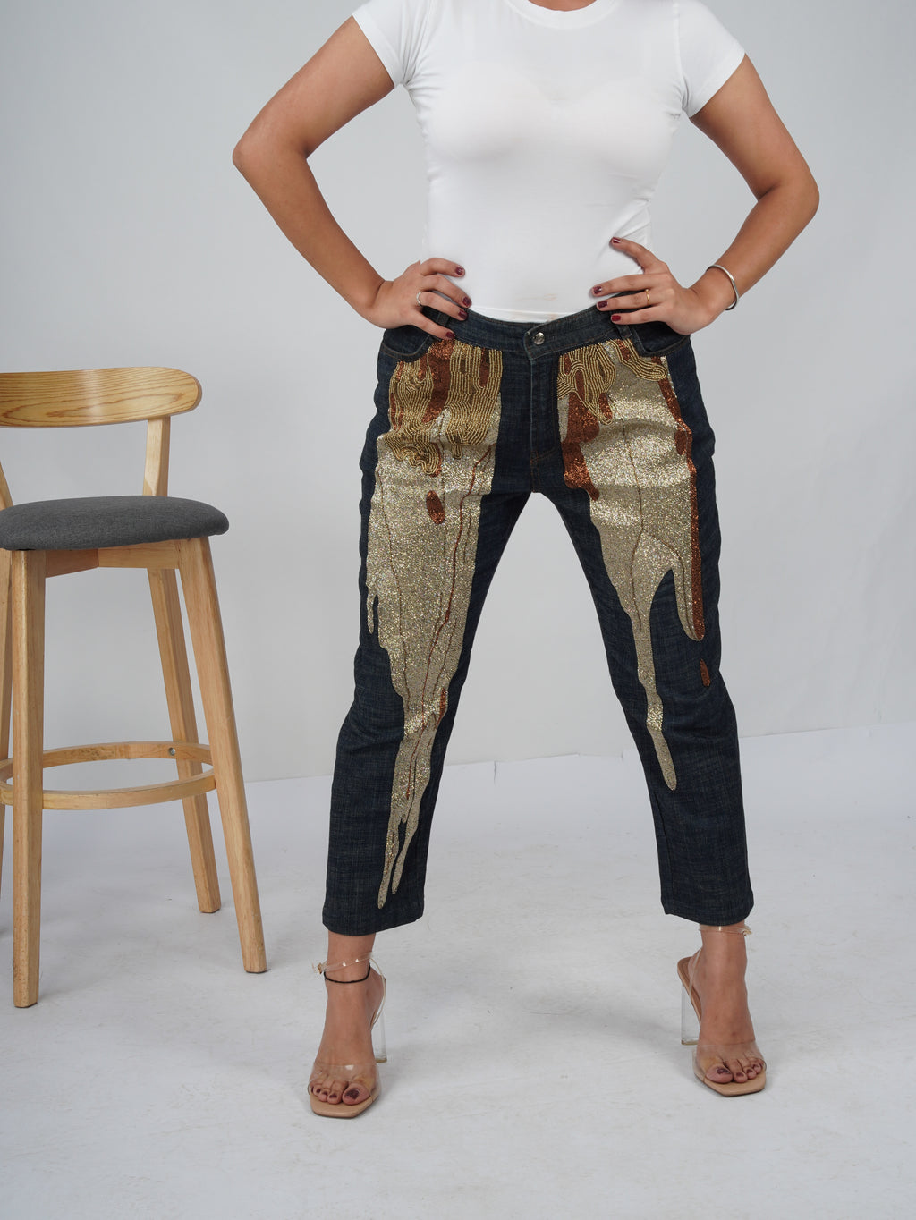 Molten Gold Denim