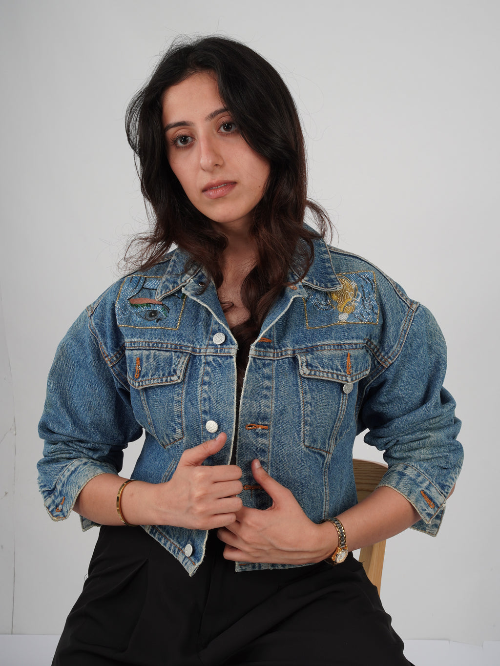 NAUGHTY ANGEL DENIM JACKET