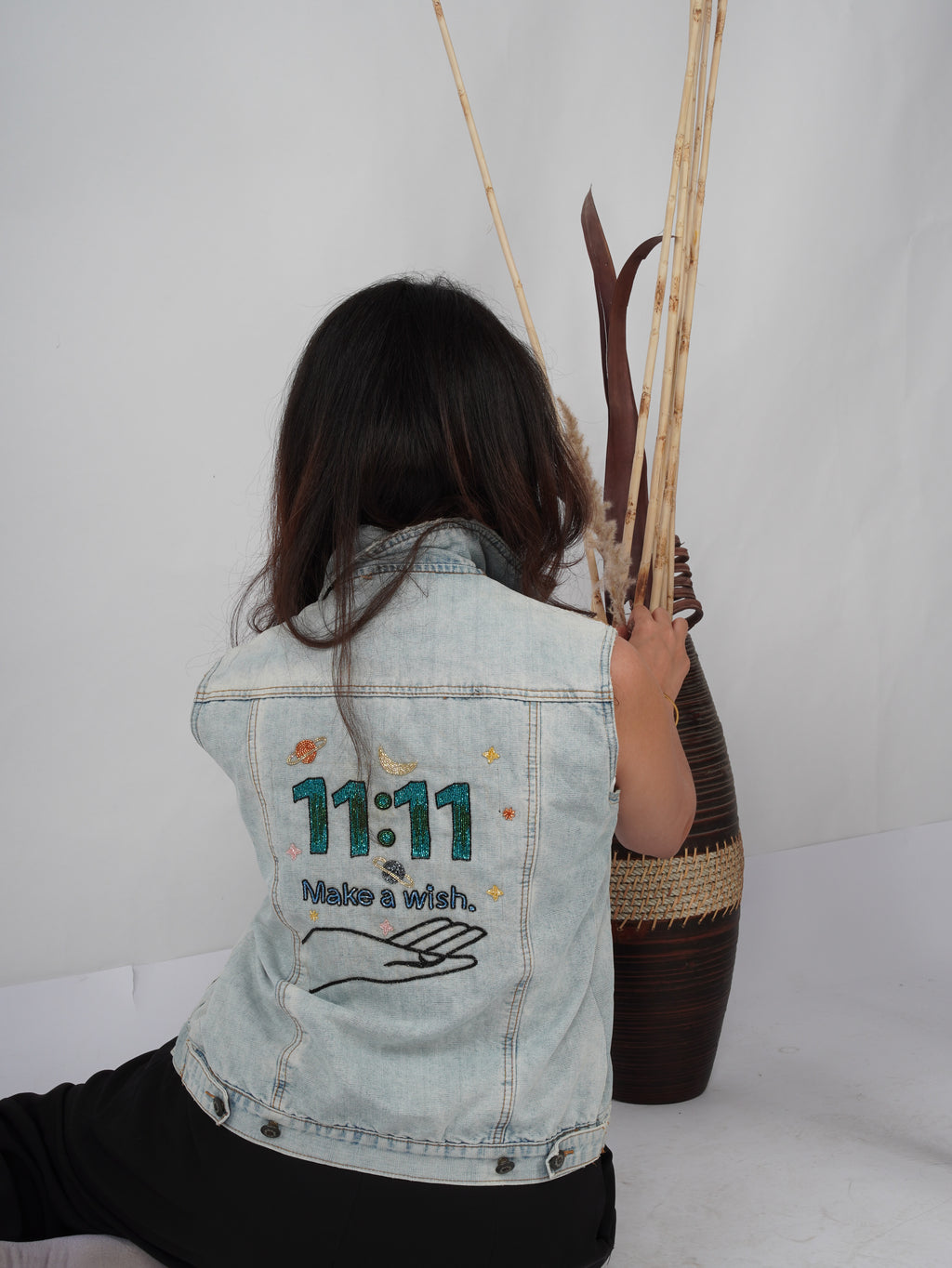 WISH CODE DENIM VEST