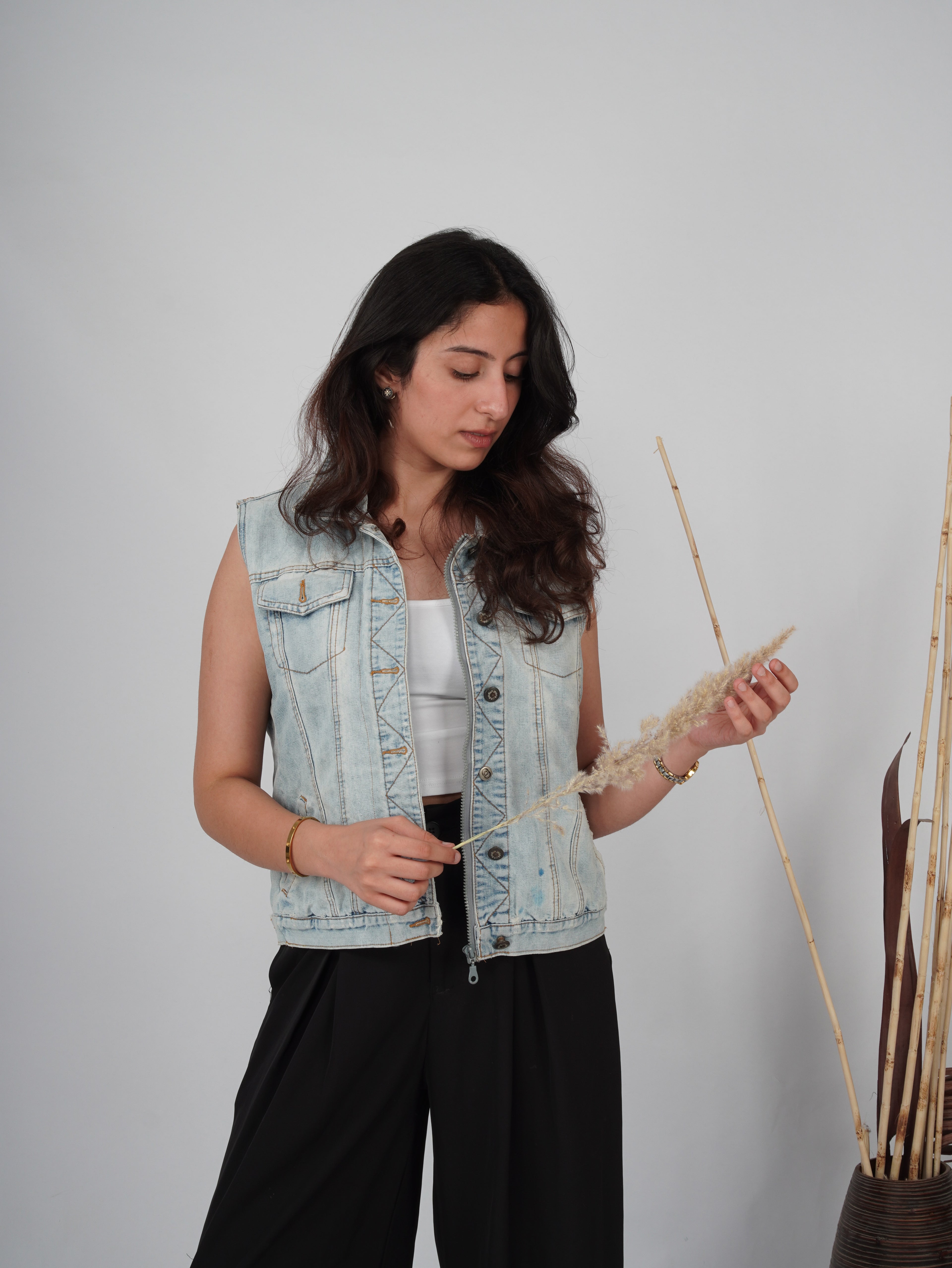 WISH CODE DENIM VEST