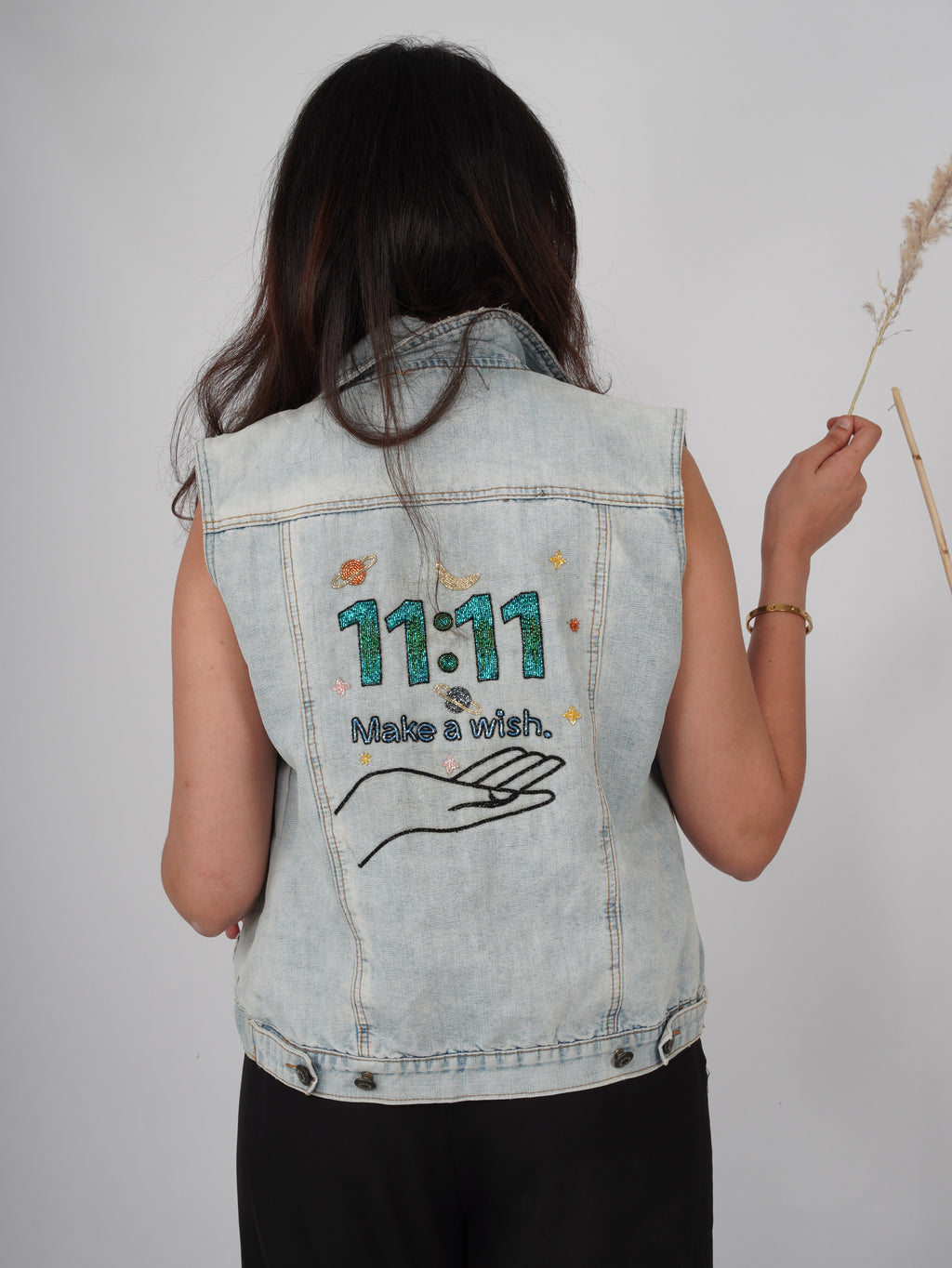 WISH CODE DENIM VEST