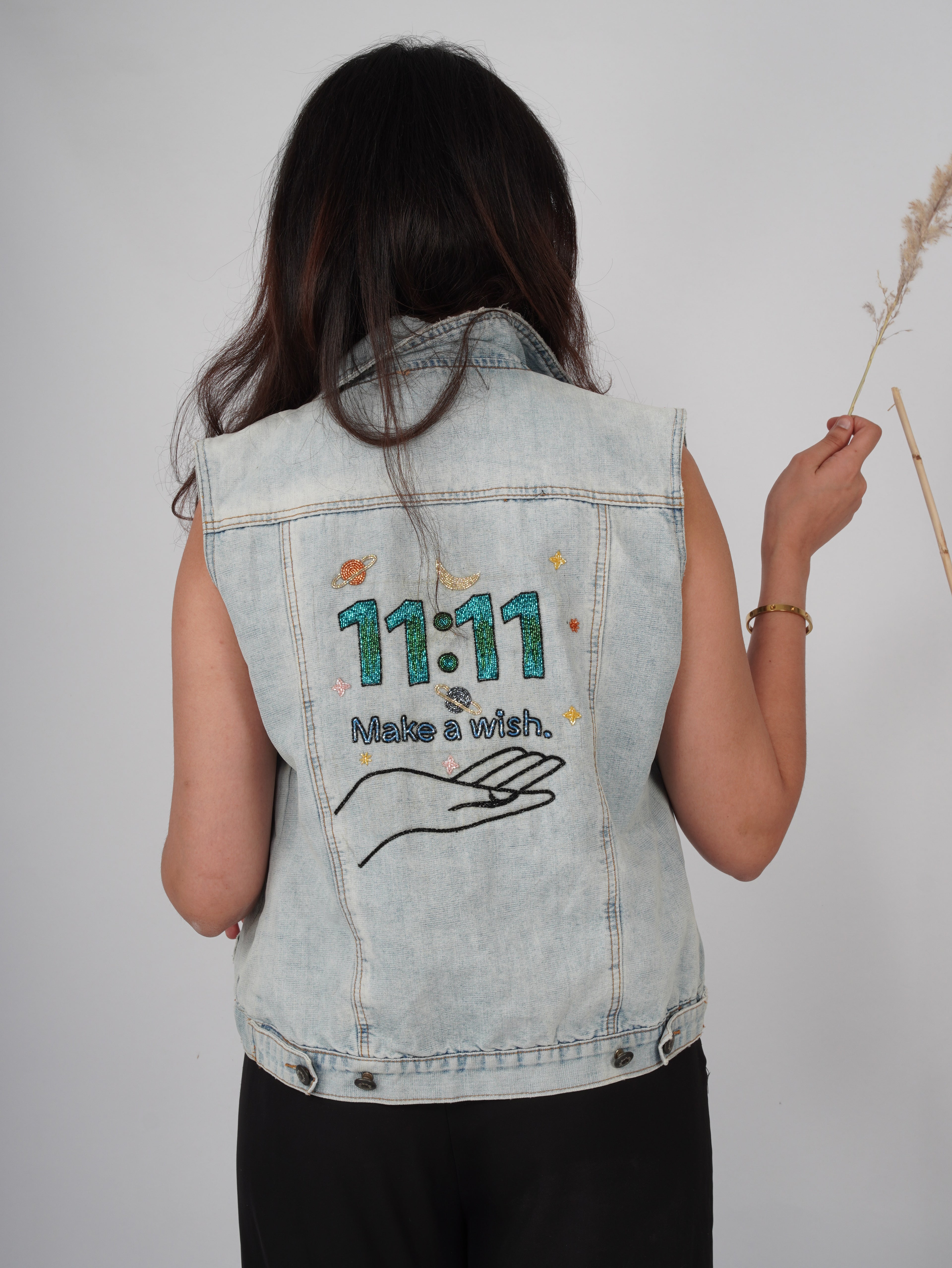 WISH CODE DENIM VEST