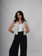 BRAINWAVE DENIM VEST