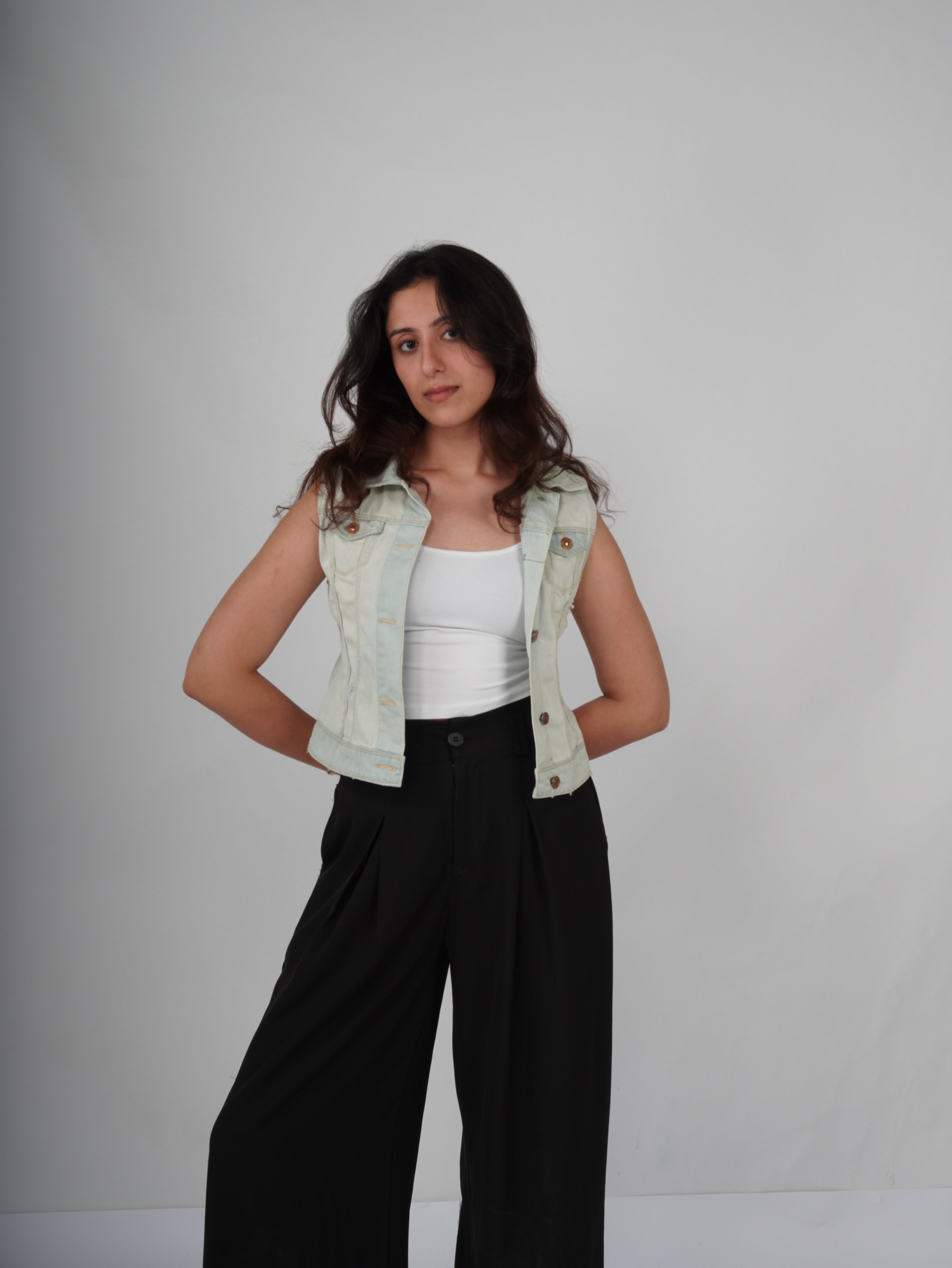 BRAINWAVE DENIM VEST