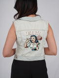 BRAINWAVE DENIM VEST