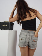 OPHIRA DENIM SHORTS