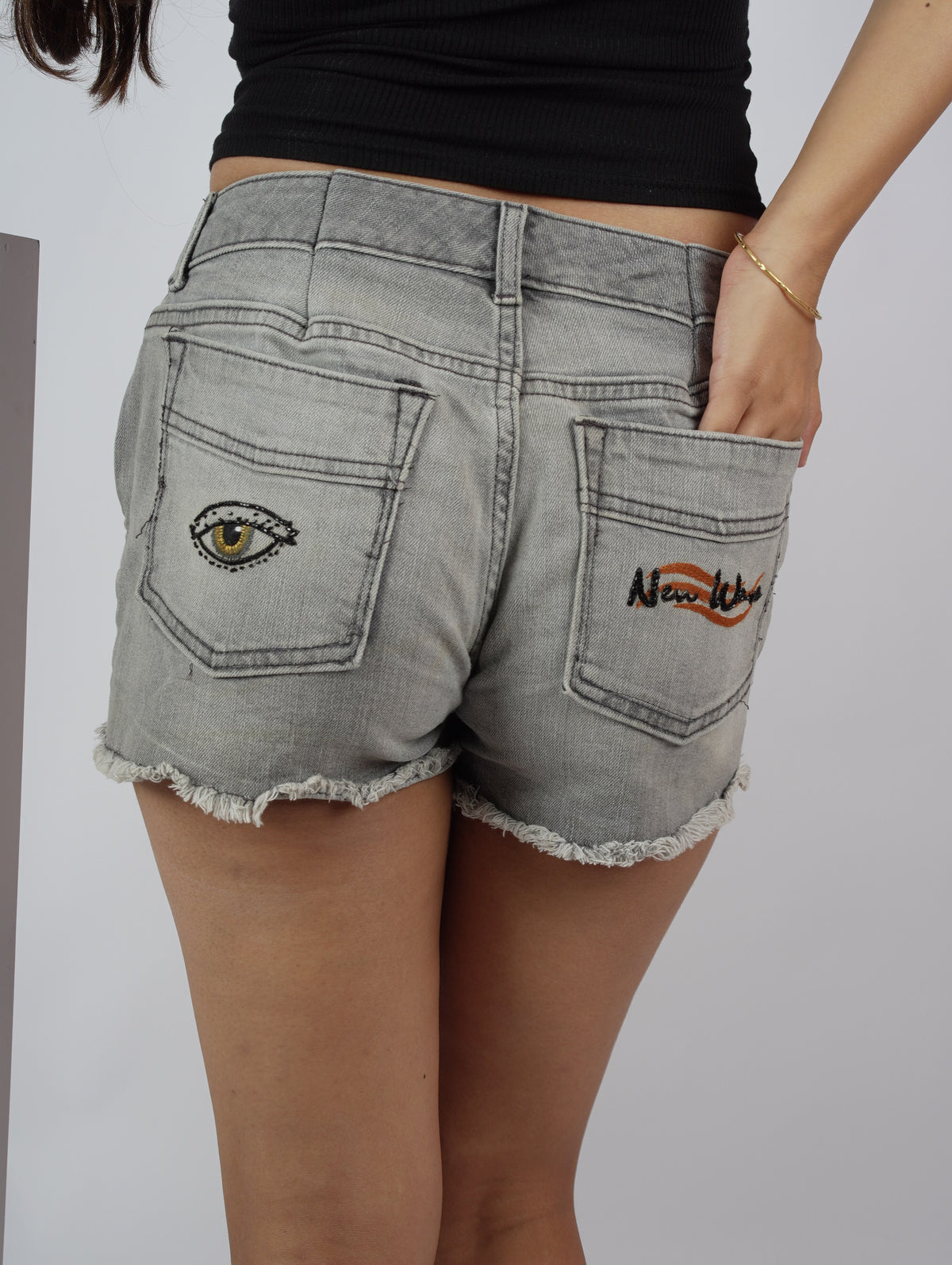 OPHIRA DENIM SHORTS