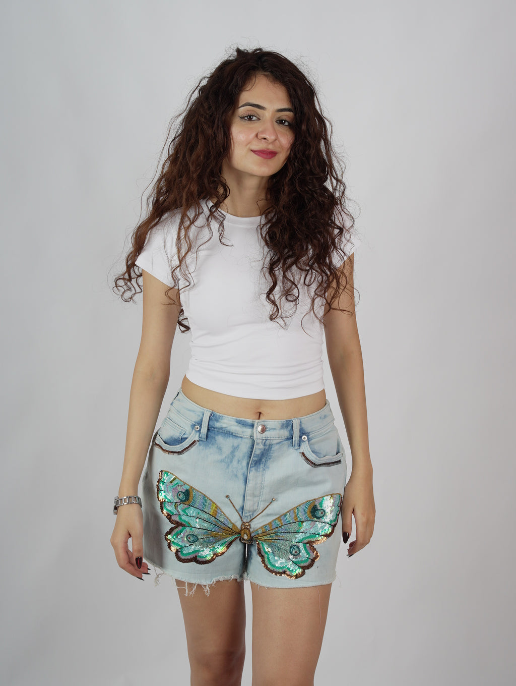 MARIPOSA DENIM SHORTS