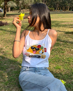 EGGZAA Top - hand-embroidered design top