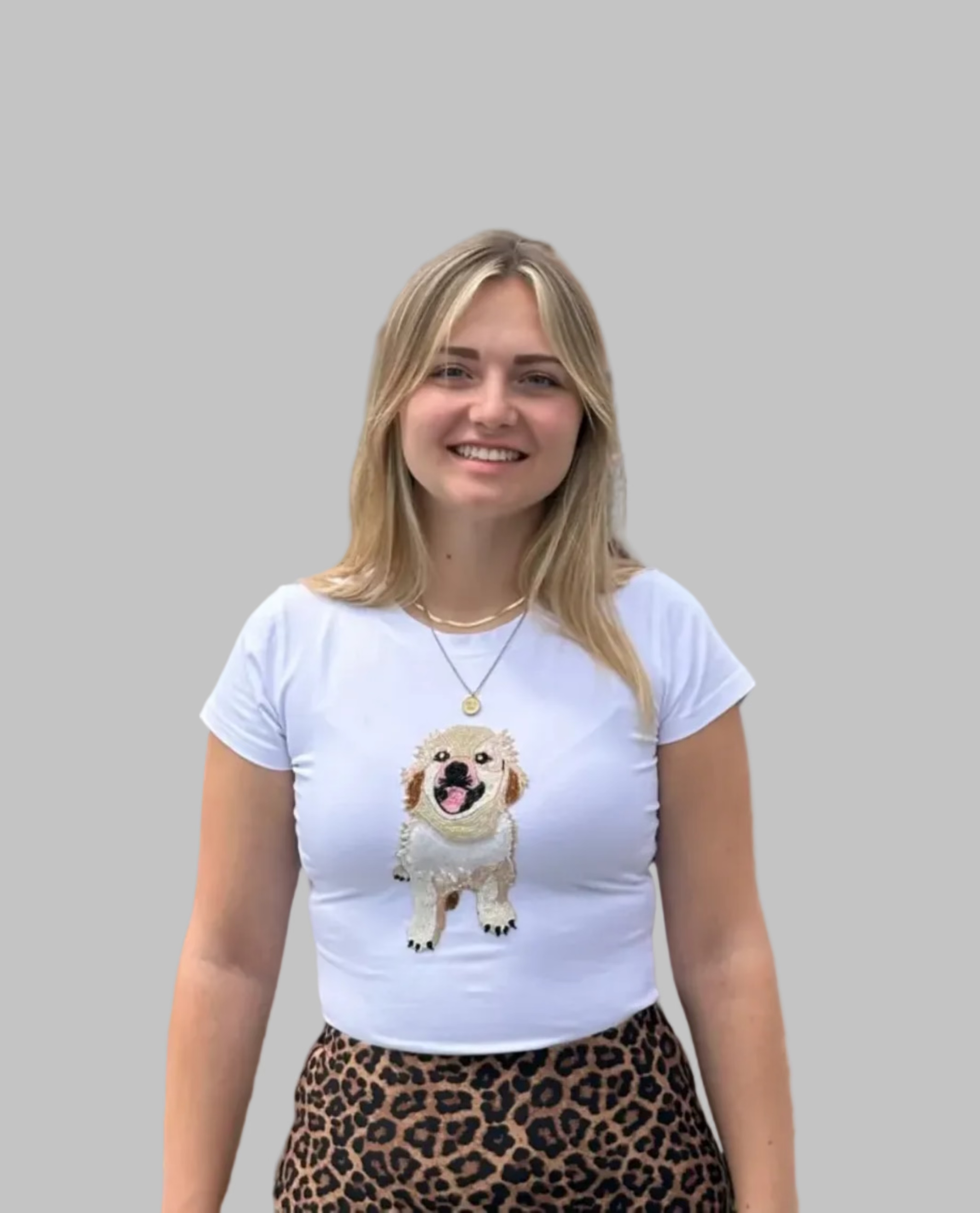 Golden Smiles Pup Top
