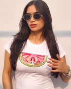 Melina Top front view styled look