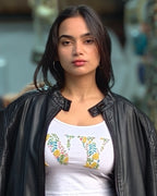 NY Top - front view styled look