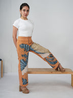Ocean Reverie Denim side view – embroidered denim jeans
