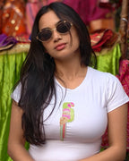 Perro Top - hand-embroidered top 