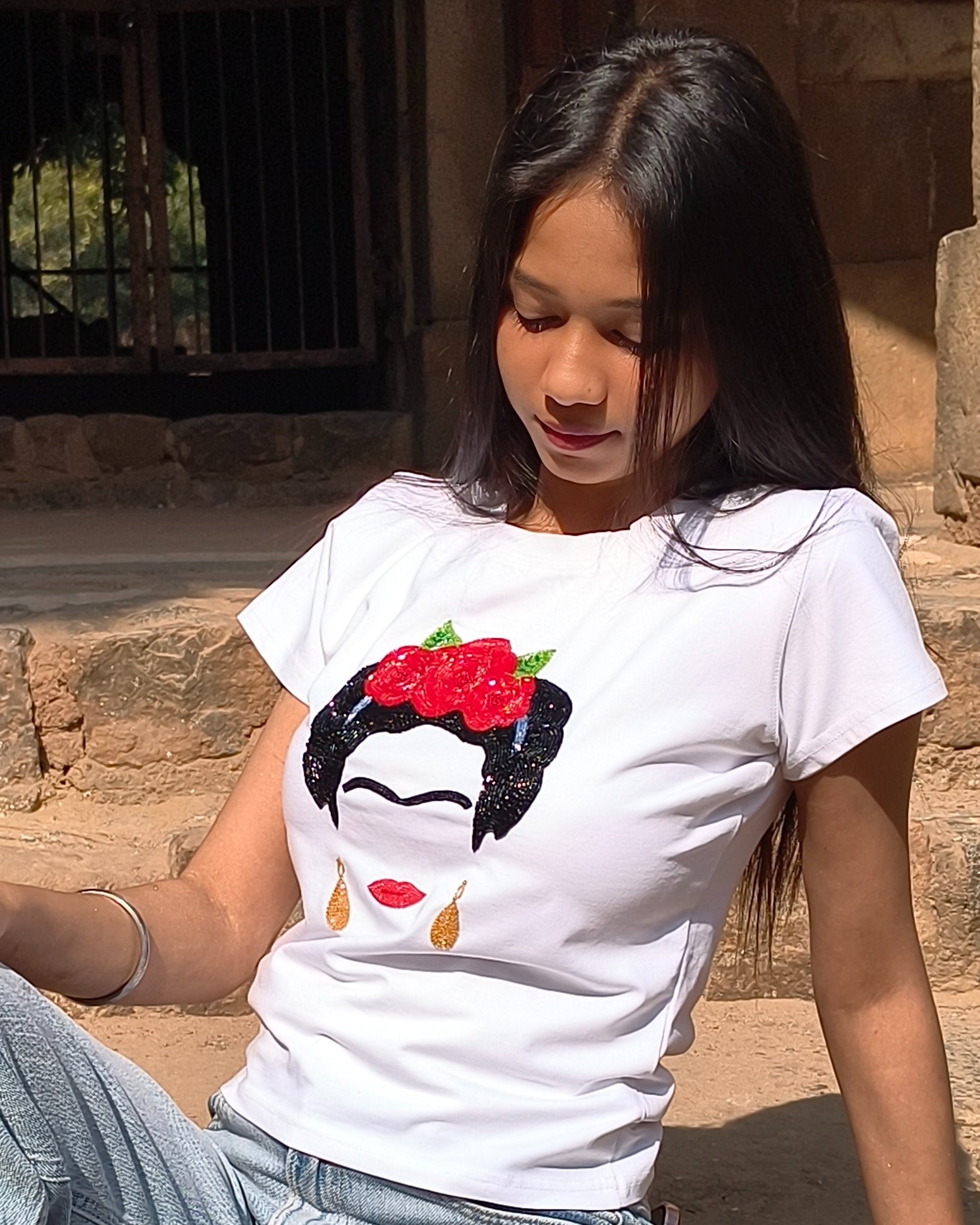 Still, I Rise Top - hand-embroidered